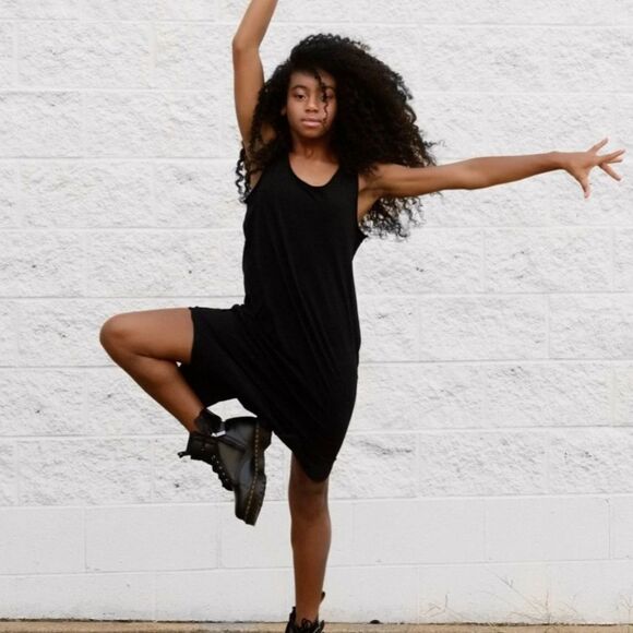 Be‎ Mi Lexi Tank Dress Black 10 NWT - Picture 4 of 10